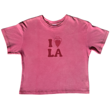 Load image into Gallery viewer, I <3 LA Pink Baby Tee