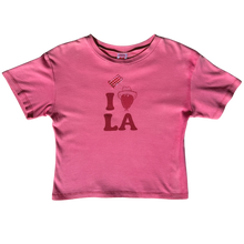 Load image into Gallery viewer, I <3 LA Pink Baby Tee