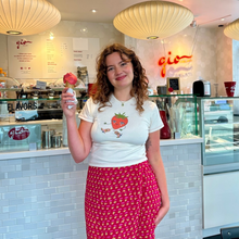 Load image into Gallery viewer, Strawberry Cowgirl Baby Tee