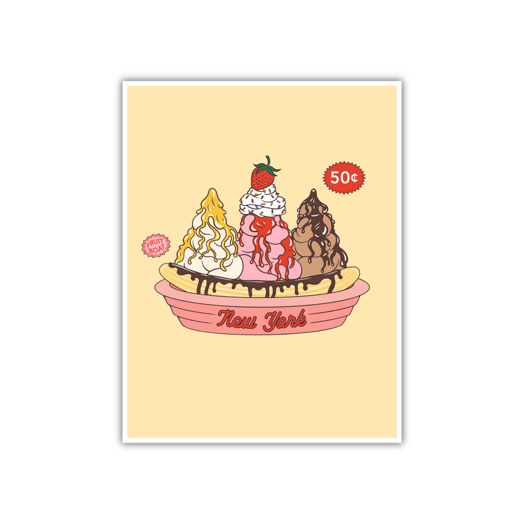 Fruit Boat Print