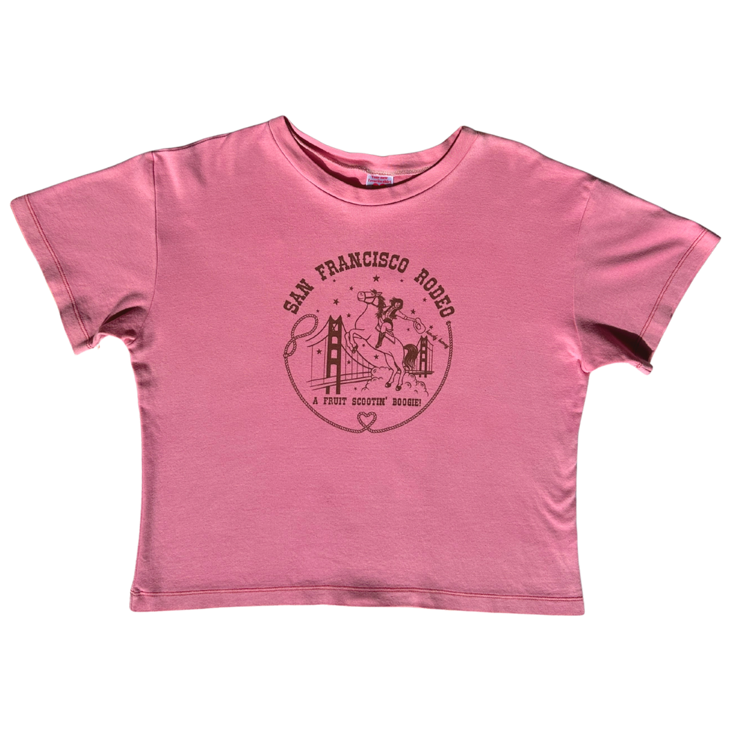 San Francisco Rodeo Pink Baby Tee