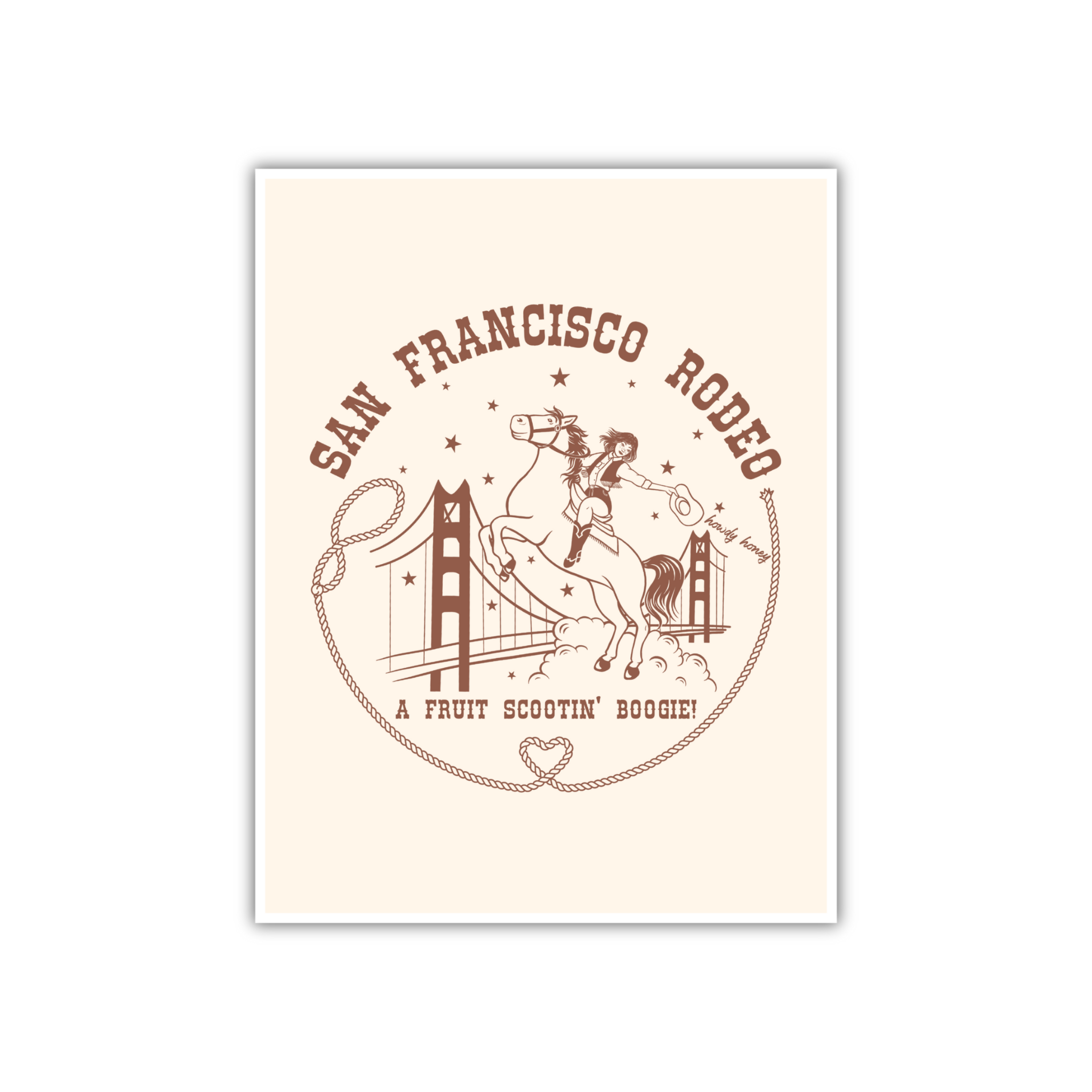 SF Rodeo Print – Fruit Face