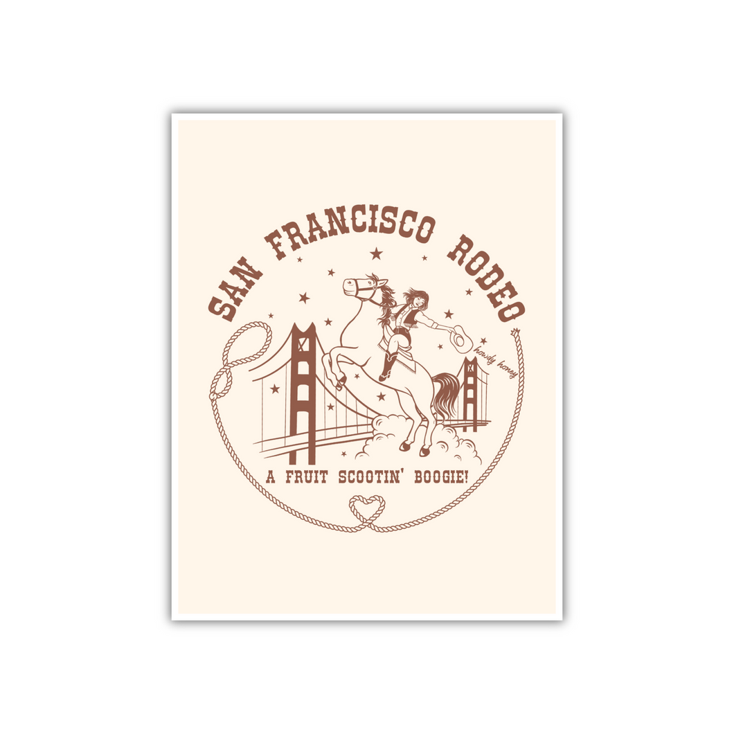 SF Rodeo Print