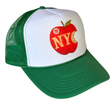 Load image into Gallery viewer, NYC Apple Bite Trucker Hat
