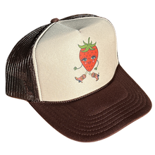 Load image into Gallery viewer, Strawberry Cowgirl Trucker Hat
