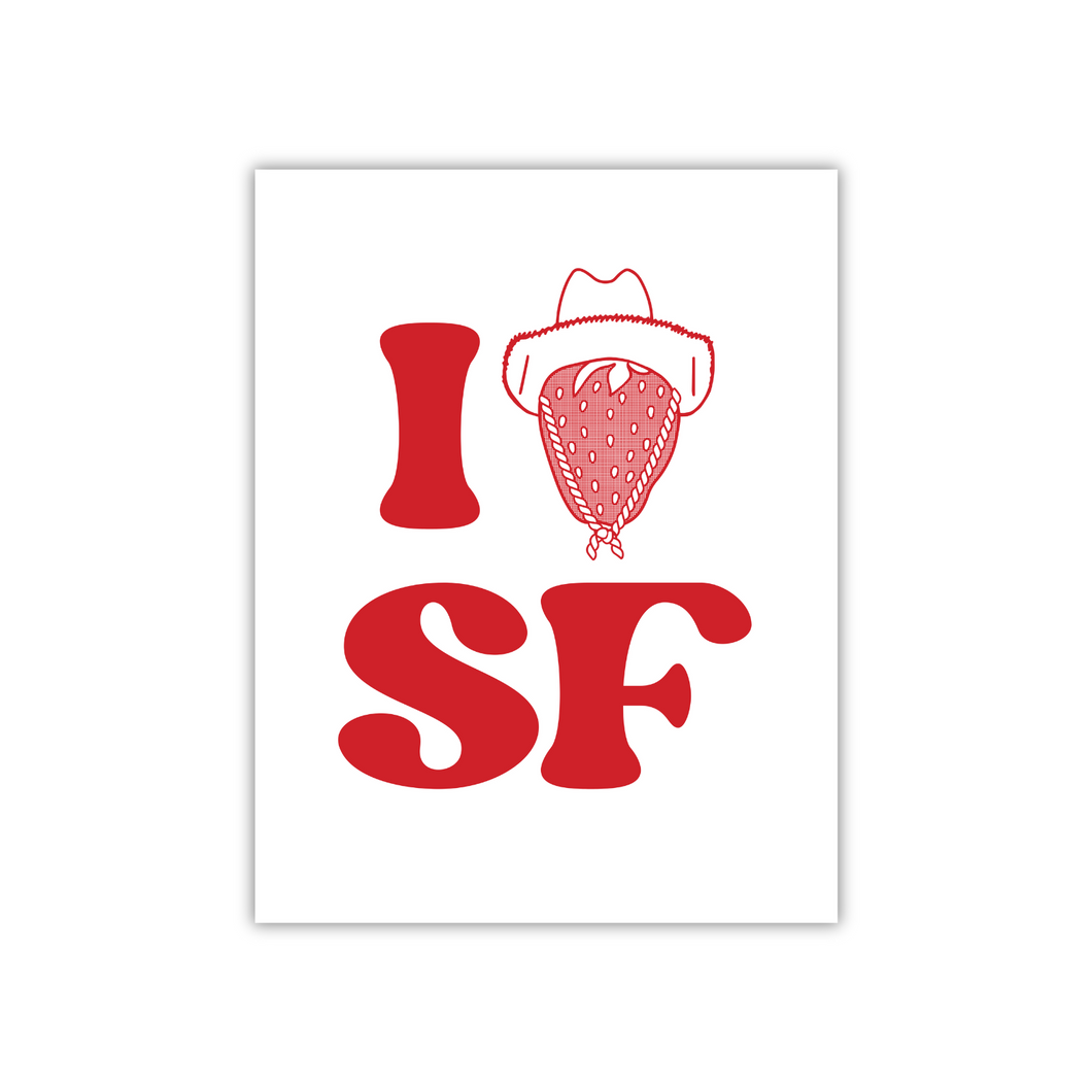 I <3 SF Poster