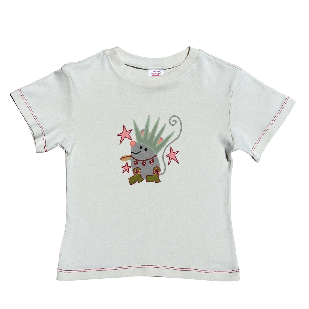 Tourist Rat Baby Tee - Juls Paints x Fruit Face