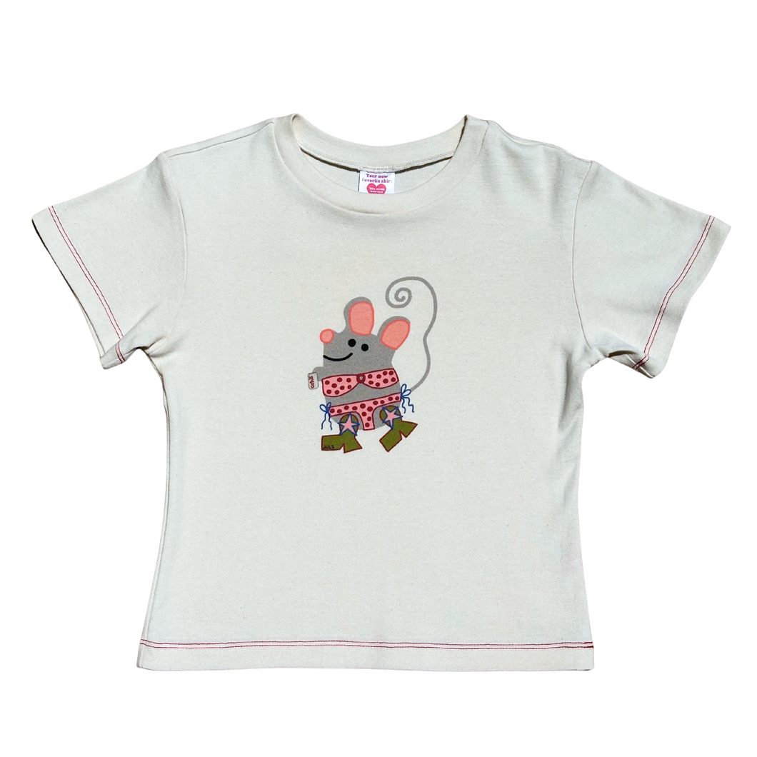 Bikini Rat Baby Tee - Juls Paints x Fruit Face