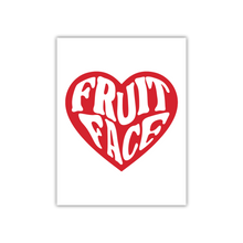 Load image into Gallery viewer, Fruit Face Heart Print
