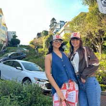 Load image into Gallery viewer, Strawberry Cowgirl Trucker Hat
