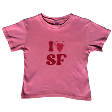 Load image into Gallery viewer, I &lt;3 SF Pink Baby Tee
